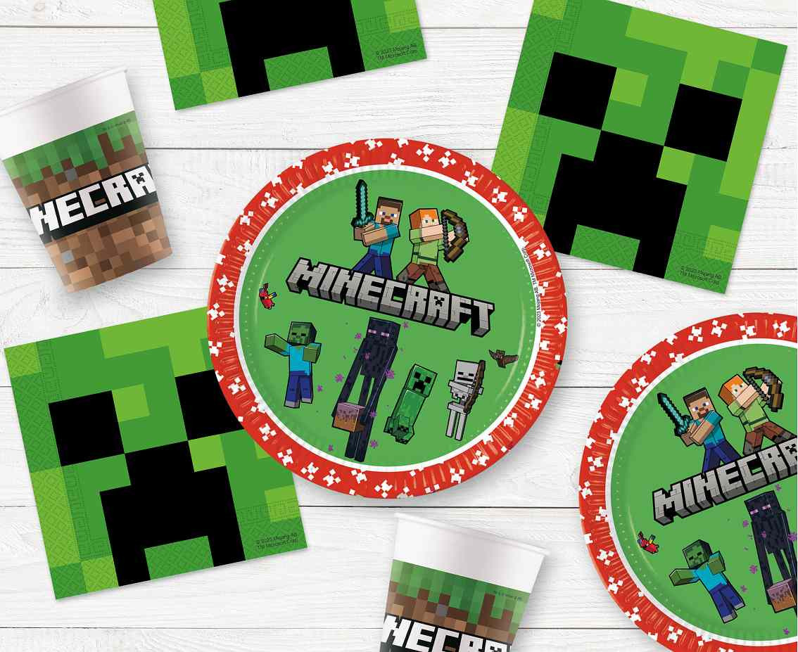 Paper napkins Minecraft, 33x33 cm, 20 pcs.